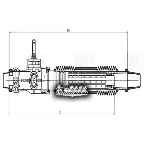 Рейка Рулевая Lada Kalina Лев. Trialli 