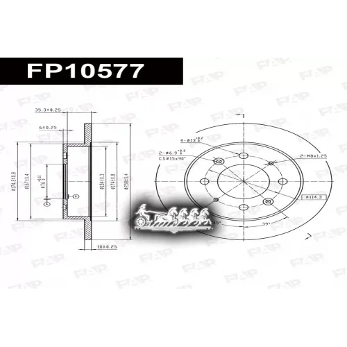 Диск Тормозной Hyundai/Kia Cerato 04- 1.6/2.0 FAP 