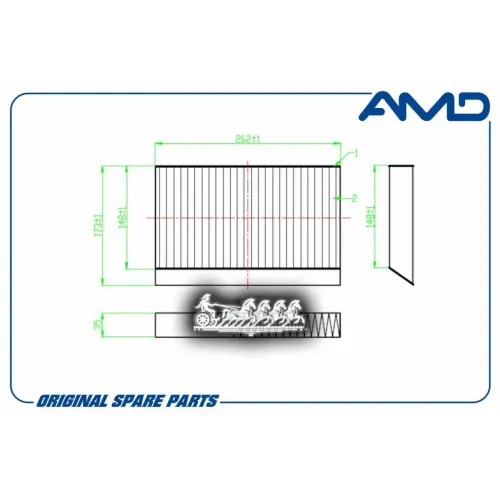 Фильтр Салонный AMD 