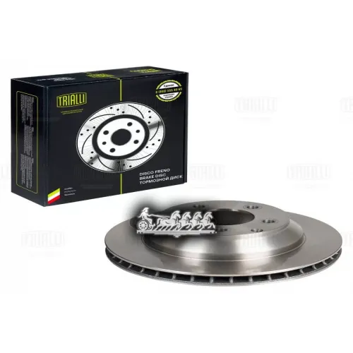 Диск Торм. Для А/М Audi Q7 (06-)/Vw Touareg (02-)/Porsche Cayenne (02-) Зад. D=330 (Df 180117) Trialli 