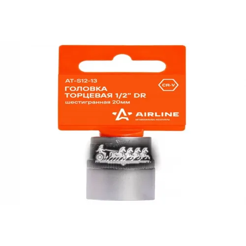 Головка Торцевая 1/2 Dr Шестигранная 20Мм (At-S12-13) AIRLINE 