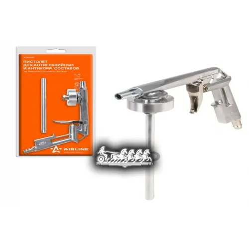 Пистолет Для Антигравийных И Антикорр. Составов Под Евробаллон С Прямым Соплом 25Мм AIRLINE 