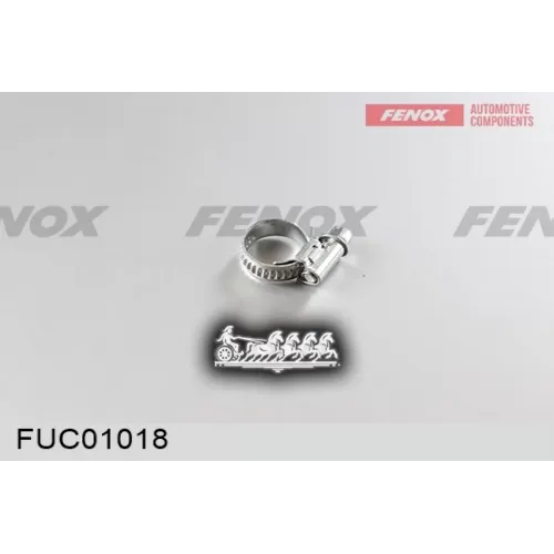 Хомут Червячный 10-18-Х, Ширина 9Мм FENOX 