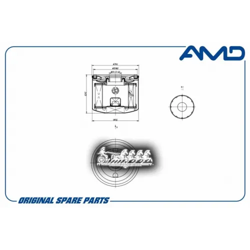 Фильтр Масляный Renault Duster 11- AMD 