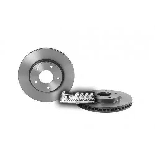 Диск Тормозной Mitsubishi Lancer 10 08- Передн. 276Мм. Brembo 