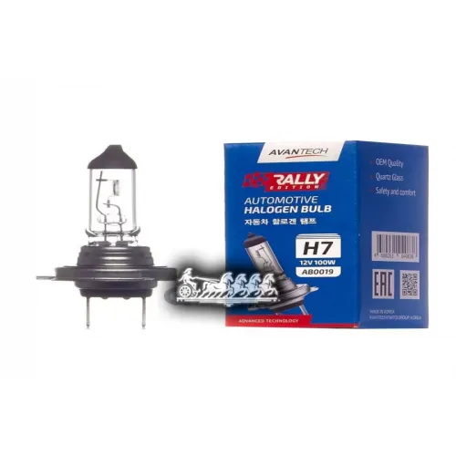 Лампа H7 12V 100W. 1650 Lm AVANTECH 