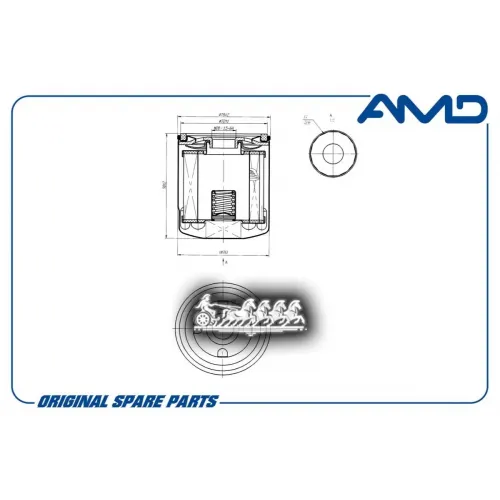 Фильтр Масляный AMD 