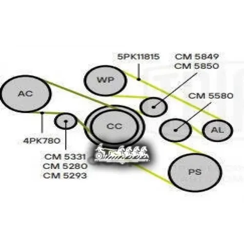 Ролик Ремня Приводного Bmw 5(E39) 95- 2.5I Ac С Кронштейном (Только Ролик) Trialli 