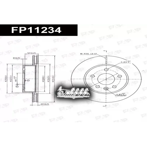 Диск Тормозной Mb Vito 95- FAP 