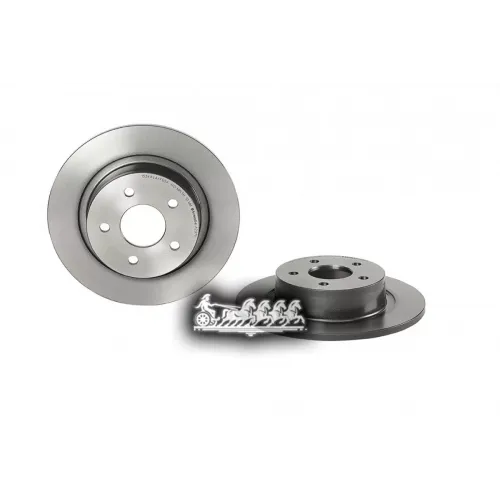 Диск Тормозной Ford Transit Connect 02- Задн. D=278Мм Brembo 