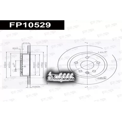 Диск Тормозной Gm Master FAP 
