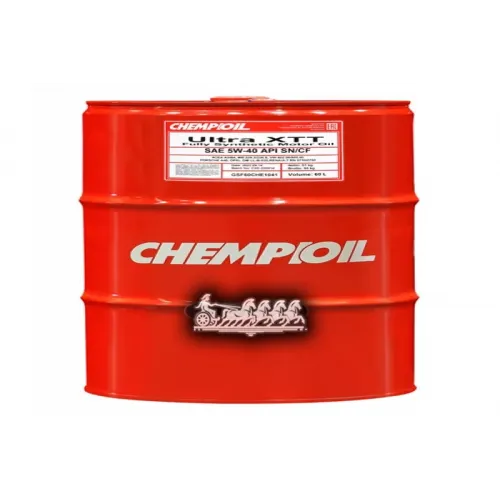 CHEMPIOIL 5W-40 Ultra Xtt Sn/Cf(Ch-4), A3/B4, 60Л (Синт. Мотор. Масло)