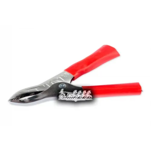 Клемма-Зажим Крокодил 75Мм Красная Изолированная Ручка (Мин. 10 Шт.) ARNEZI 