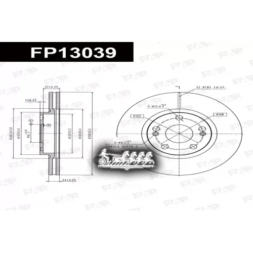 Диск Тормозной Mb Ml Iii (W166) 11- 2.5-3.5 FAP 