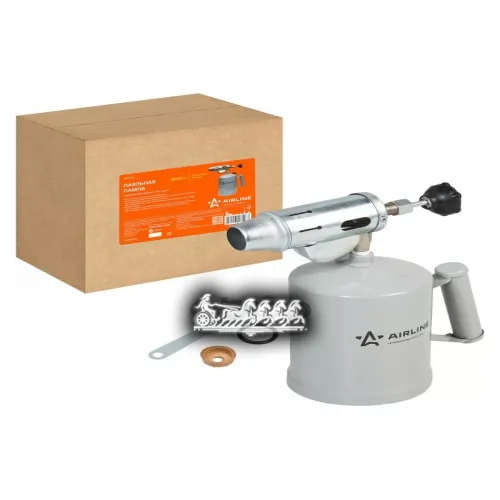 Лампа Паяльная Горелка Бензиновая. 1.5L. Серая AIRLINE 