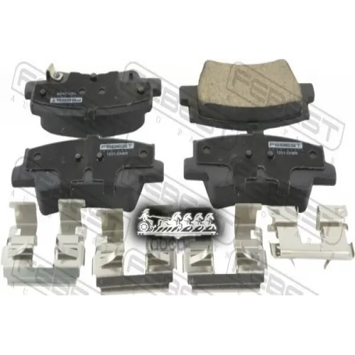 Колодки Тормозные Задние Комплект Febest 1201-DN8R