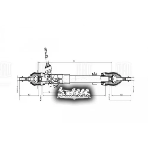 Рейка Рулевая Kia Sportage Iii/ Hyundai Ix35 10- Механич. Trialli CR 0850