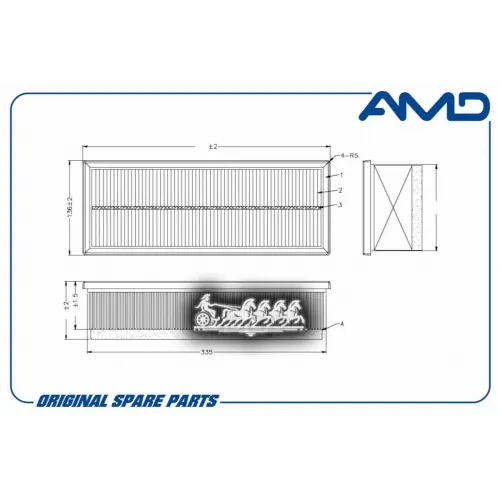 Фильтр Воздушный AMD 