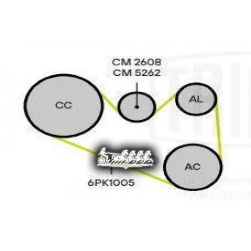 Ролик Привод. Ремня Для А/М Bmw 5 (11-) 2.0 Генератора (Cm 5262) Trialli 
