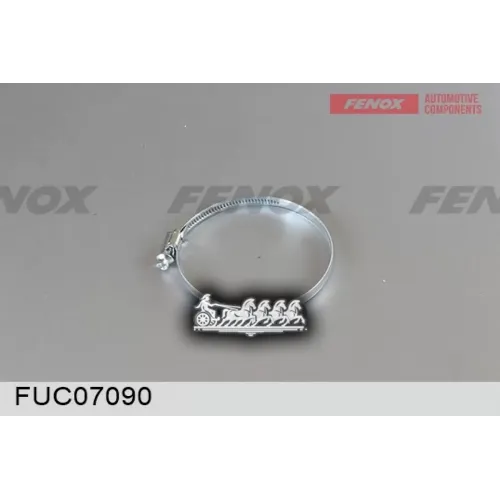 Хомут Червячный 70-90-Х, Ширина 9Мм FENOX 