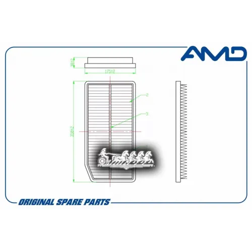 Фильтр Воздушный AMD 