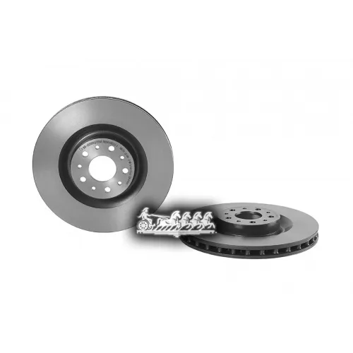 Диск Тормозной Fiat/Opel Doblo/Combo 10- Передний Brembo 