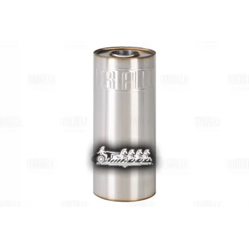 Глушитель Универс. (Круг D 100) L 380, D 43 (1-Вход 1-Выход) (Нерж. Сталь) Trialli EAM 10I38043
