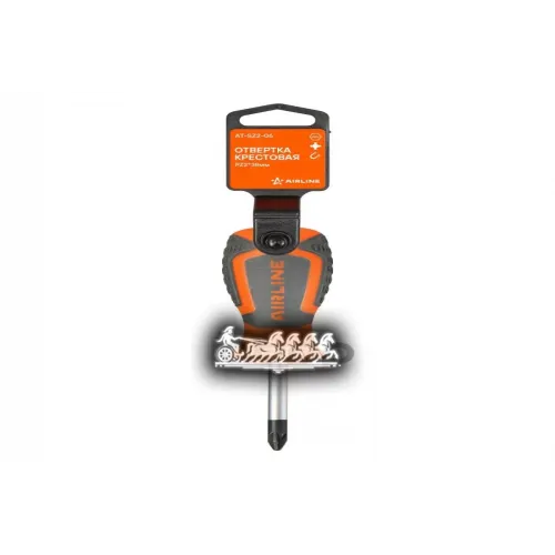 Отвертка Крестовая С Эргономичной Рукояткой Магнитная Pz2*38Мм (At-Sz2-06) AIRLINE 