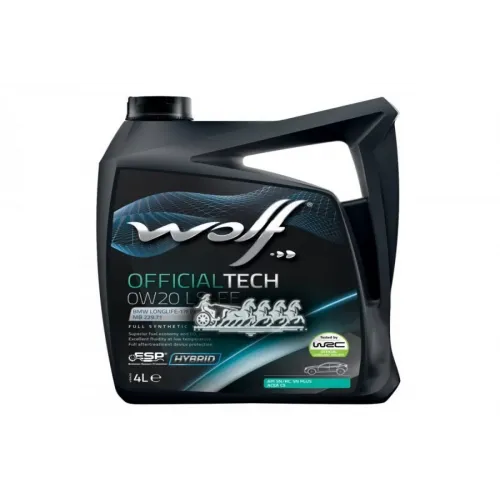 Wolf Officialtech 0W20 Ls-Fe Sn Plus Масло Моторное Синт. (4L) Wolf 