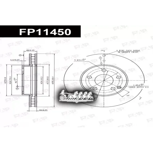 Диск Тормозной Mb W211 03- 2.0-2.2Cdi FAP 