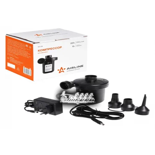 Компрессор Для Матраса (12В/220В, 280 Л/Мин) AIRLINE 