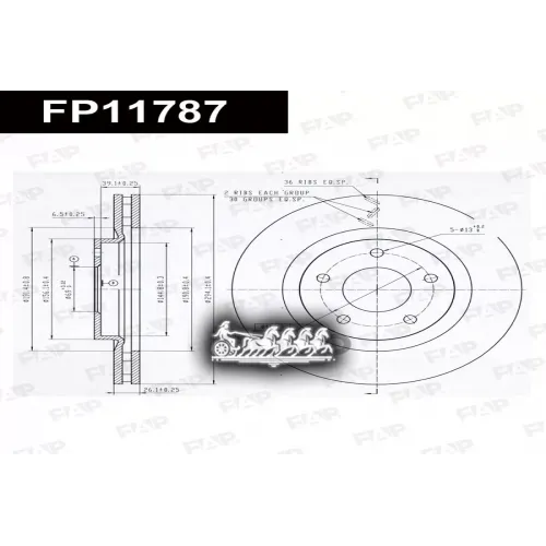 Диск Тормозной Chrysler Sebring FAP 