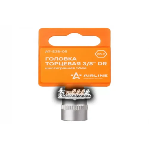 Головка Торцевая 3/8 Dr Шестигранная 12Мм (At-S38-05) AIRLINE 