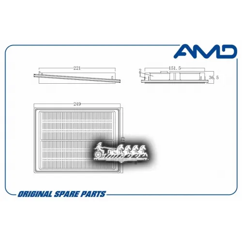 Фильтр Воздушный AMD 