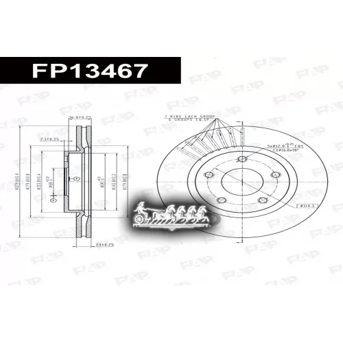 Диск Тормозной Nissan Juke 10- 1.2-1.6I/Dci FAP 