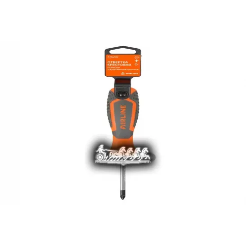 Отвертка Крестовая Pz1x60мм, Магнитный Наконечник, Пласт.подвес AIRLINE 