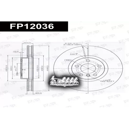Диск Тормозной Bmw X5 (E70) 3.0/4.8 FAP 