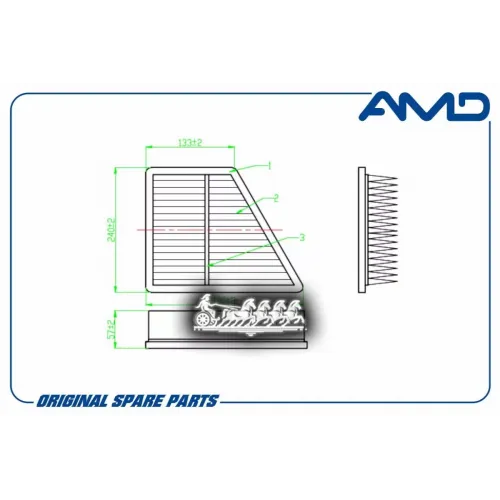 Фильтр Воздушный AMD 