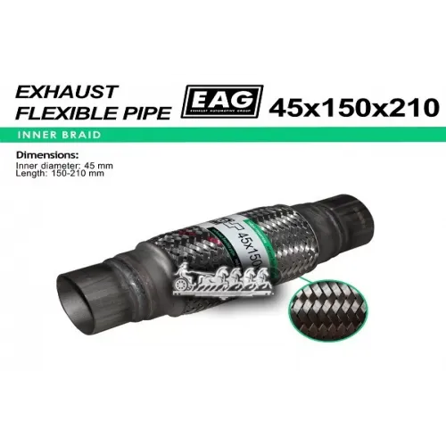 Гофра Глушителя 45X150x210 3-Х Слойная EuroEX 