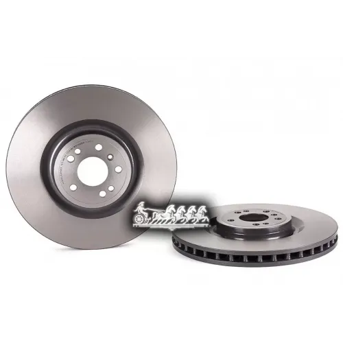 Диск Тормозной Mb W166 11- 2.2-5.5 Перед.вент. Brembo 