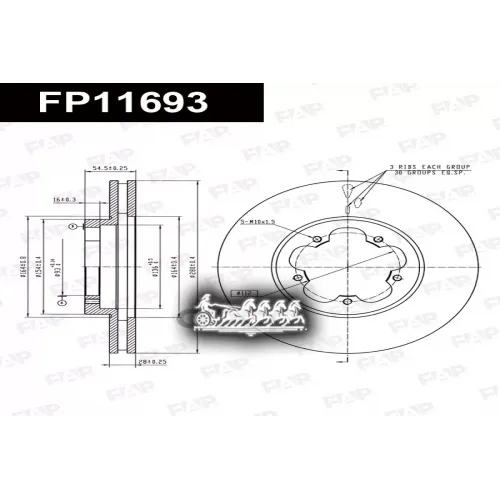 Диск Тормозной Ford Transit 06- 2.2Tdci FAP 