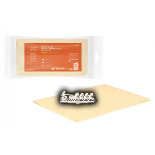 Салфетка Для Мойки Авто Влаговпитывающая (50*38См) AIRLINE 