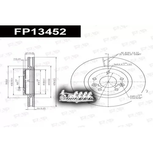 Диск Тормозной Nissan Qashqai 13- FAP 