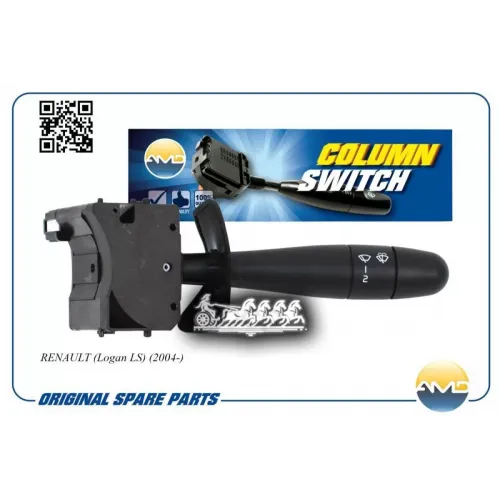 Подрулевой Переключатель Renault Logan Ls 04- Стеклоочистителя (Без Бк) AMD 