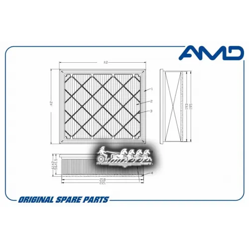 Фильтр Воздушный AMD 