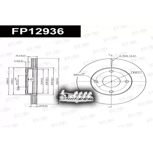 Диск Тормозной Chery A13/Bonus/Very FAP 