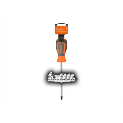 Отвертка Крестовая Pz1x150мм, Магнитный Наконечник, Пласт.подвес AIRLINE 