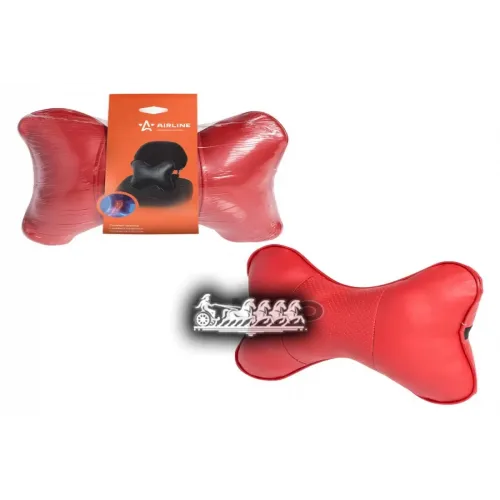 Подушка-Косточка На Подгол. Лима. Экокожа.красная AIRLINE 