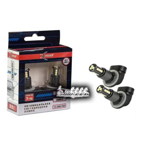 Светодиодная Лампа H27(881)-15Smd Pro (Птф/Дхо) 5000K 12V (Уп.2 Шт.) Xenite 