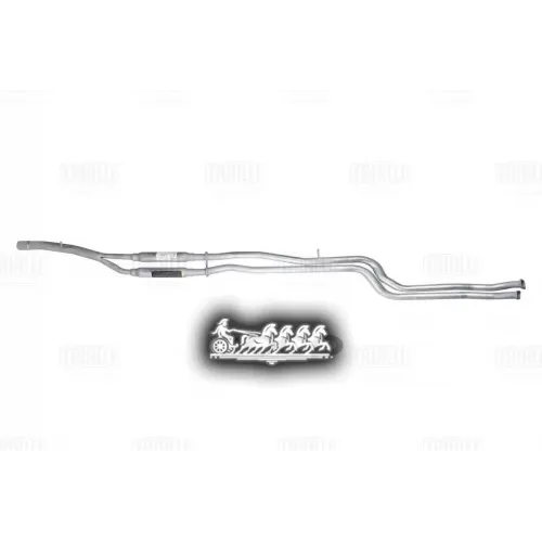 Глушитель Bmw 5 E60 (03) 2.5I Доп. (Резонатор) (Алюм. Сталь) Trialli EAM 3015